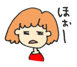 Girl of a slow pace sticker #2204027