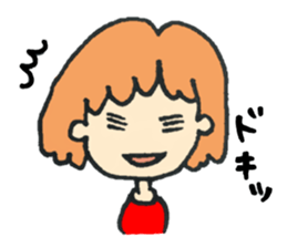 Girl of a slow pace sticker #2204028