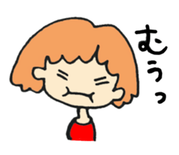 Girl of a slow pace sticker #2204043