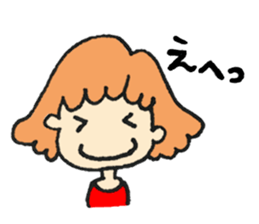 Girl of a slow pace sticker #2204044