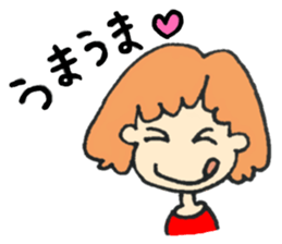 Girl of a slow pace sticker #2204048