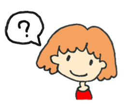 Girl of a slow pace sticker #2204050