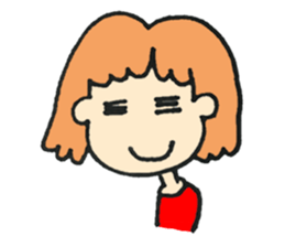 Girl of a slow pace sticker #2204054