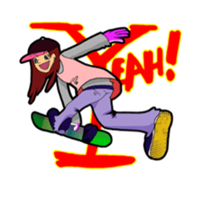 snowboaders sticker #2204510