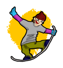 snowboaders sticker #2204514