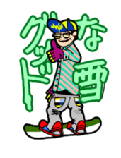 snowboaders sticker #2204524