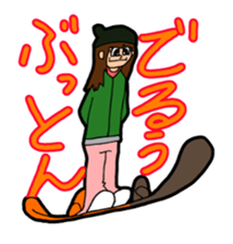 snowboaders sticker #2204539