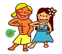 Mele and Lopaka's hula life sticker #2204546