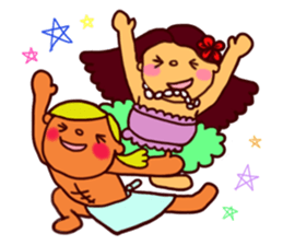 Mele and Lopaka's hula life sticker #2204551