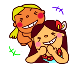 Mele and Lopaka's hula life sticker #2204557