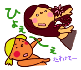 Mele and Lopaka's hula life sticker #2204574