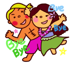Mele and Lopaka's hula life sticker #2204583
