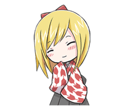 Kimono Blonde Girl sticker #2204750