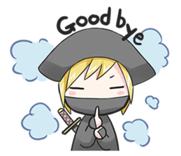 Kimono Blonde Girl sticker #2204764