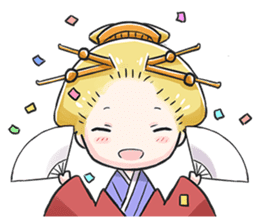 Kimono Blonde Girl sticker #2204777