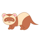 cute ferret sticker #2204984