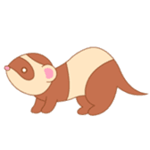 cute ferret sticker #2204985