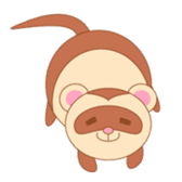 cute ferret sticker #2205011