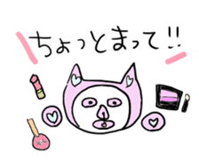 Heart cat nuko heart sticker #2205279