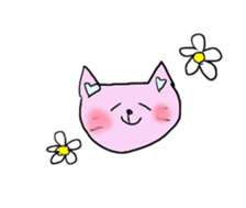 Heart cat nuko heart sticker #2205301