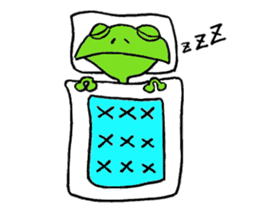 Hard Worker Frog sticker #2205348