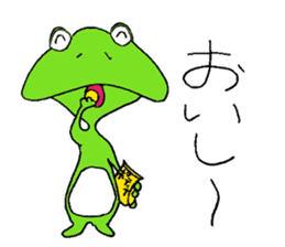 Hard Worker Frog sticker #2205383