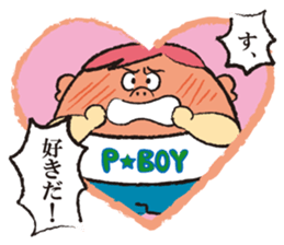 P BOY sticker #2205593