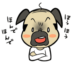 Pug-Oyaji 2 sticker #2205824
