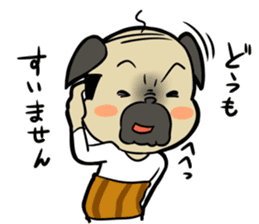 Pug-Oyaji 2 sticker #2205854