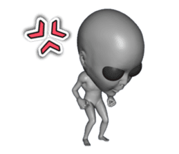 Mr.Space of alien Sticker sticker #2206029