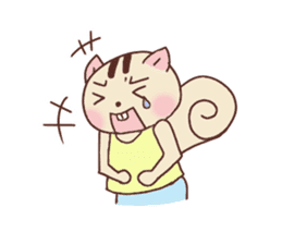 Child squirrel sticker sticker #2206865