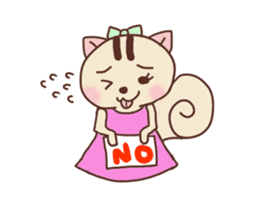 Child squirrel sticker sticker #2206869