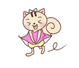 Child squirrel sticker sticker #2206875