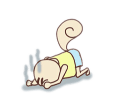 Child squirrel sticker sticker #2206882