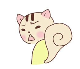 Child squirrel sticker sticker #2206884