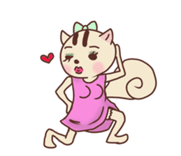 Child squirrel sticker sticker #2206893