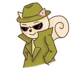 Child squirrel sticker sticker #2206896