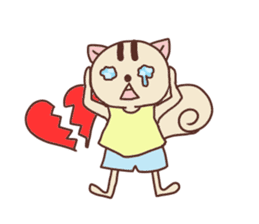 Child squirrel sticker sticker #2206899