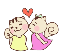 Child squirrel sticker sticker #2206901