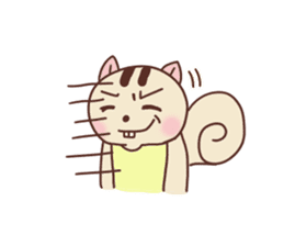 Child squirrel sticker sticker #2206903