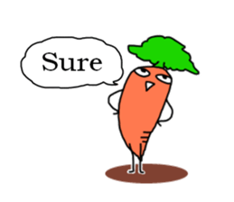 The fairy of a carrot sticker #2207104