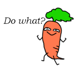 The fairy of a carrot sticker #2207107