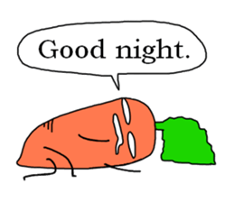 The fairy of a carrot sticker #2207111