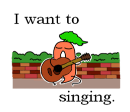The fairy of a carrot sticker #2207113