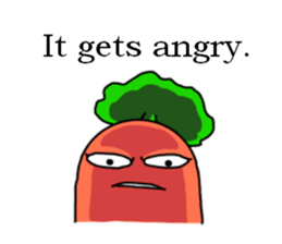 The fairy of a carrot sticker #2207115