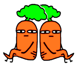 The fairy of a carrot sticker #2207125