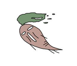 The fairy of a carrot sticker #2207126