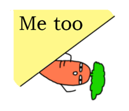 The fairy of a carrot sticker #2207127