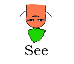 The fairy of a carrot sticker #2207129