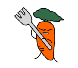 The fairy of a carrot sticker #2207132